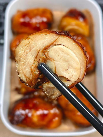 rainbowfoodschool.com Air-Fried Honey Glazed Chicken Rolls
Recipe Asian Appetizers and Snacks 
