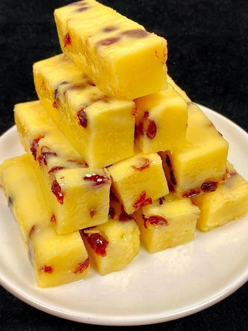 rainbowfoodschool.com Yogurt Cranberry Steamed Bars
Recipe Asian Appetizers and Snacks 
