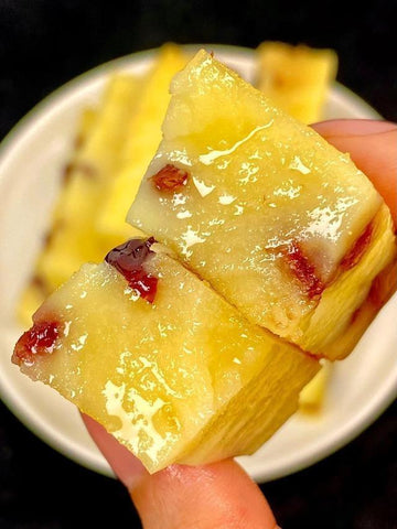 rainbowfoodschool.com Yogurt Cranberry Steamed Bars
Recipe Asian Appetizers and Snacks 
