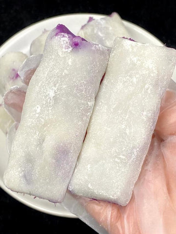 Purple Sweet Potato Glutinous Rice Rolls