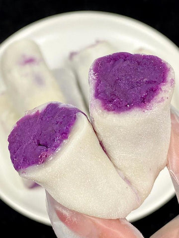 Purple Sweet Potato Glutinous Rice Rolls