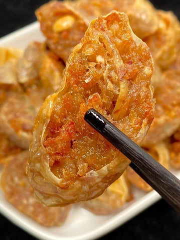 Crispy Taro Meat Rolls (Wrapped in Tofu Skin)