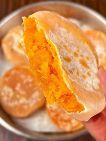 Sweet Potato Cheese Dumpling Pancakes