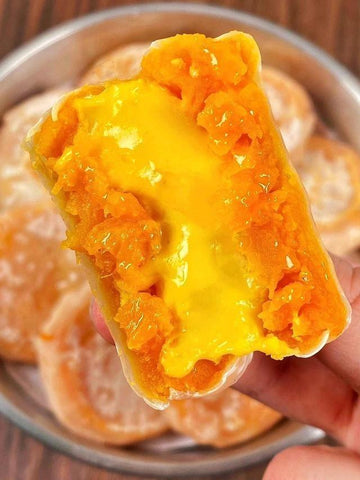 Sweet Potato Cheese Dumpling Pancakes