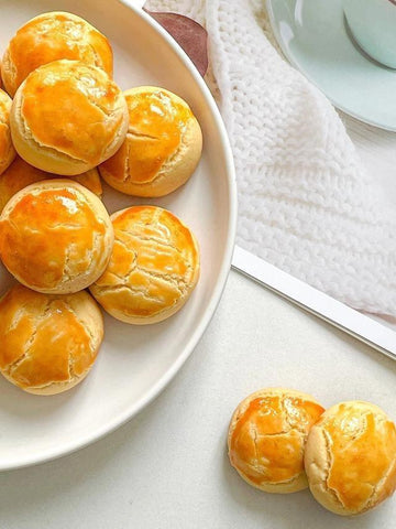 🍪 Golden Butter Egg Yolk Cookies