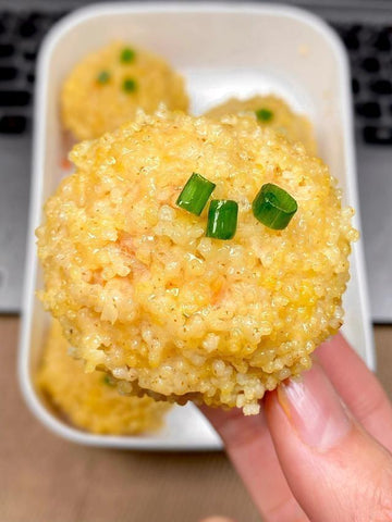 Steamed Millet Meatballs