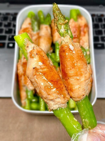 golden Chicken-Wrapped Asparagus Rolls