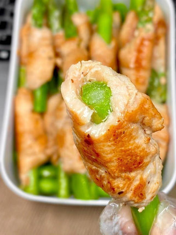 golden Chicken-Wrapped Asparagus Rolls