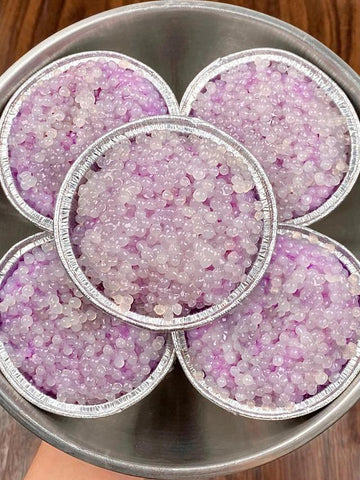 Purple Sweet Potato Sago Cheese Cups