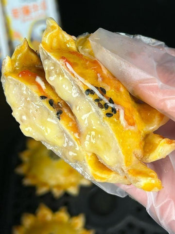 Banana Sunflower Puffs (Air-Fried)