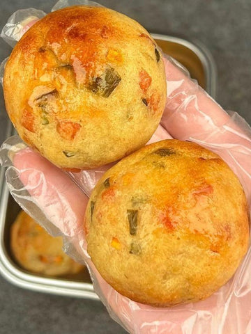 Savory Veggie Potato Balls (Air-Fried)
