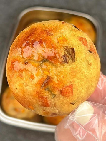 Savory Veggie Potato Balls (Air-Fried)