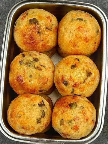 Savory Veggie Potato Balls (Air-Fried)