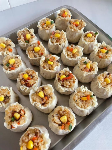 Sticky Rice Shumai Dumplings