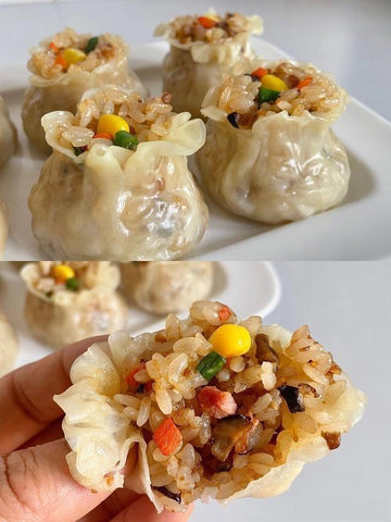 Sticky Rice Shumai Dumplings