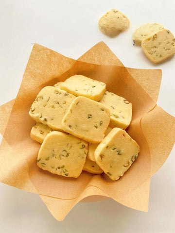 Savory Chive Butter Cookies