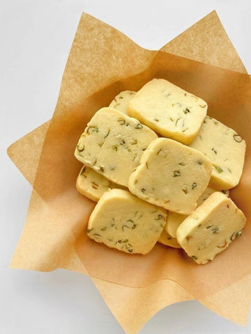 Savory Chive Butter Cookies
