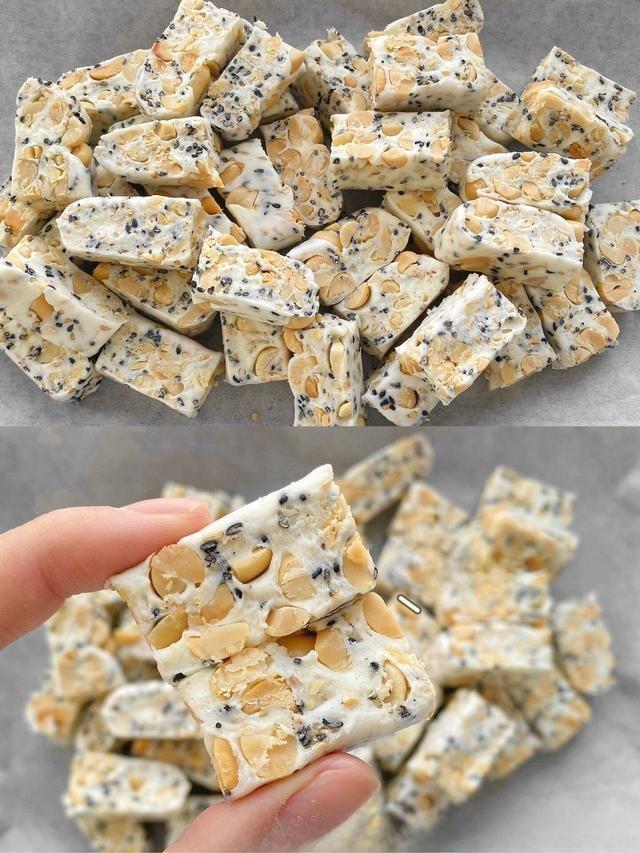 Peanut Sesame Nougat Bites
