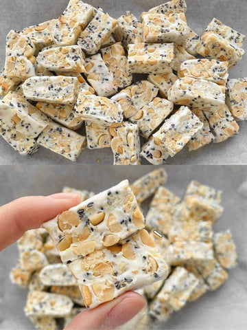 Peanut Sesame Nougat Bites