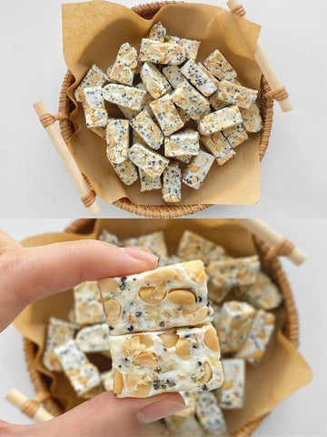 Peanut Sesame Nougat Bites