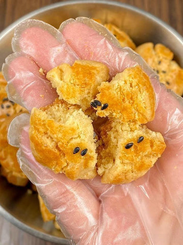 Crispy Sesame Chinese Shortbread Cookies