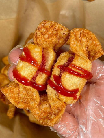 Crispy Fried Candy-Shaped Wontons
