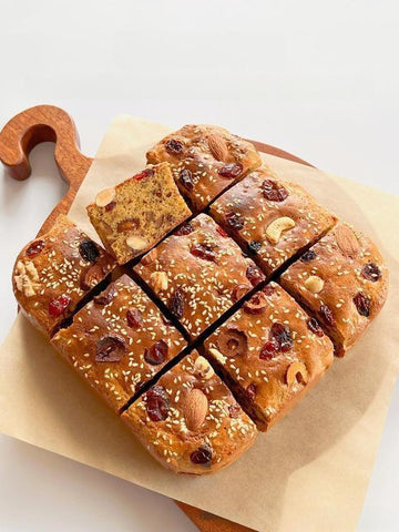 Soft Baked Red Date Nut Squares