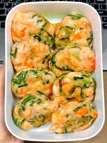 Juicy Shrimp & Cucumber Patties