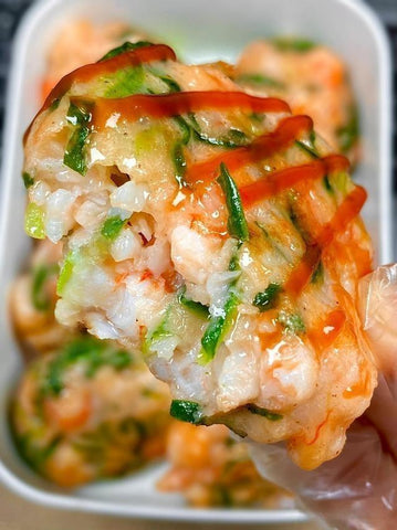 Juicy Shrimp & Cucumber Patties