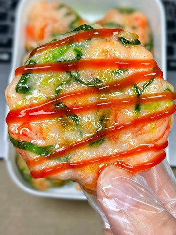 Juicy Shrimp & Cucumber Patties