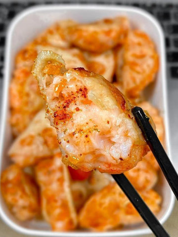Crispy Lotus Root Shrimp Sandwiches
