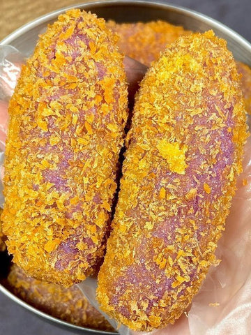 Crispy Taro Cheese Croquettes