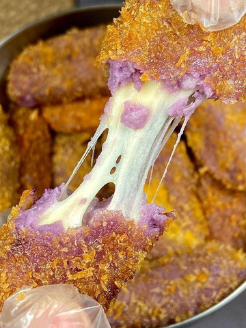 Crispy Taro Cheese Croquettes