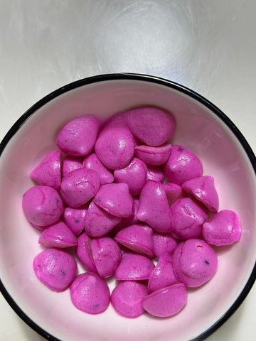 Dragon Fruit Milk Meringue Bites