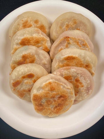 Tofu Mustard Pan-Fried Buns