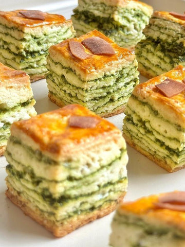 Pistachio Layered Pastry Bites