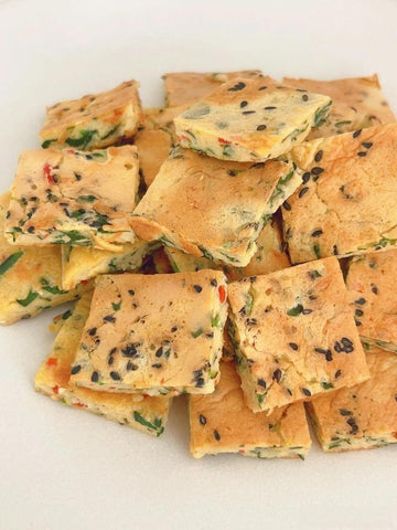 Yam & Veggie Egg Squares