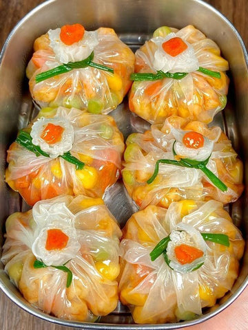  Rainbow Shrimp Veggie Crystal Pouches