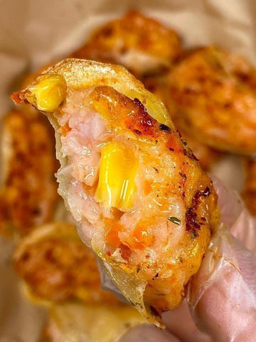 Crispy Potato Shrimp Boats