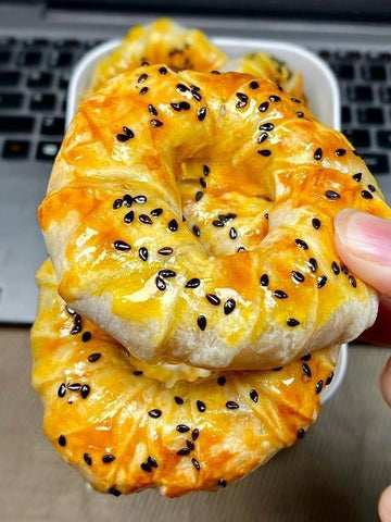 Hand-Wrapped Apple Pastry Rings