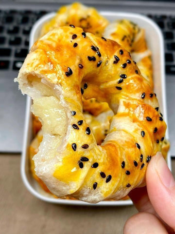 Hand-Wrapped Apple Pastry Rings