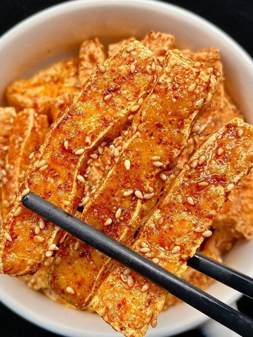 Crispy Chili Sesame Tofu Sticks