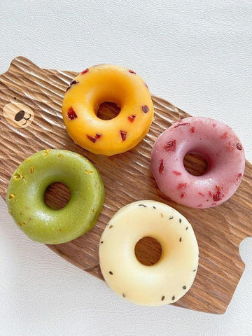  Colorful Steamed Rice Donuts