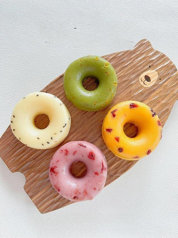  Colorful Steamed Rice Donuts