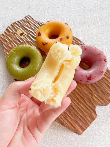  Colorful Steamed Rice Donuts