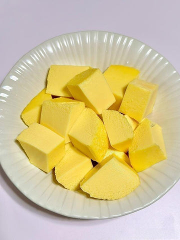 Steamed Corn Egg Pudding Bites