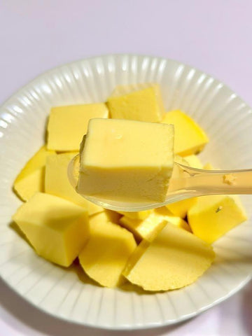 Steamed Corn Egg Pudding Bites