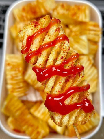 Crispy Crinkle-Cut Potato Bites