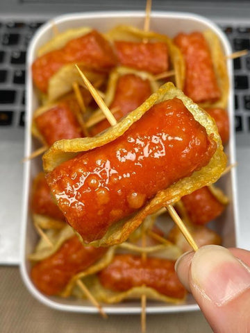 Crispy Potato Hot Dog Rolls