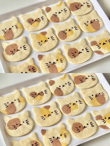  Calico Cat Butter Cookies